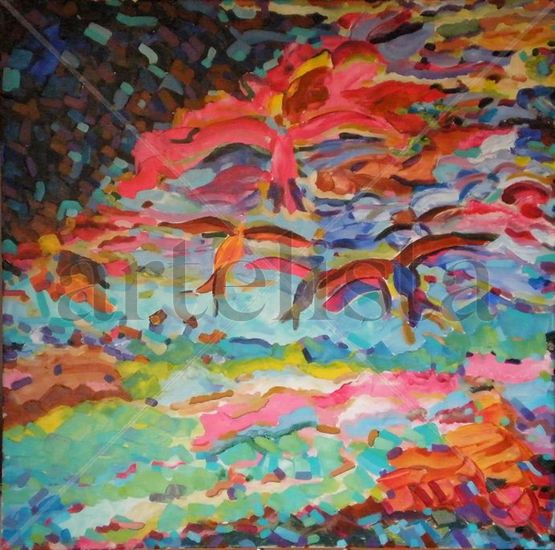 Enjambre Acrylic Canvas Landscaping