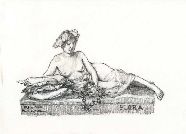 Flora. Lápiz