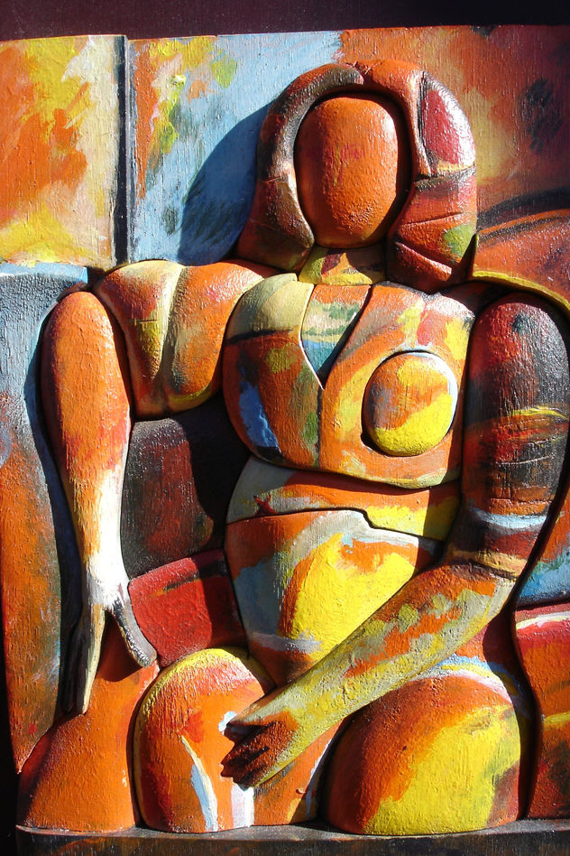 " MUJER EN NARANJA"
