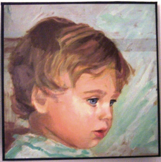 sara 2 Oil Canvas Portrait