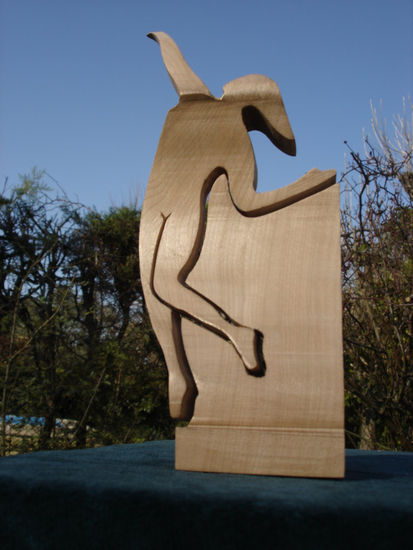 " FIGURA ALADA 2 " Wood Figurative