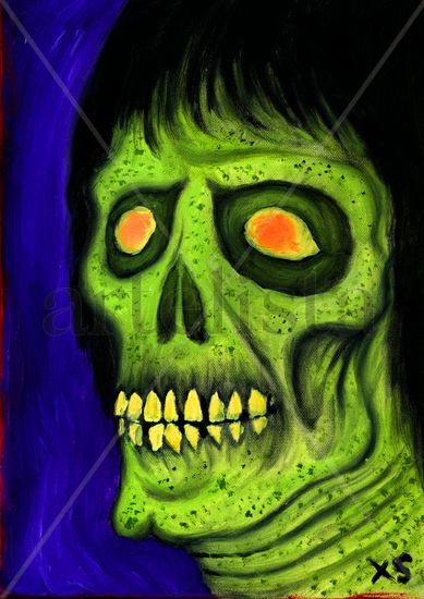 Zombie Óleo Lienzo Otros