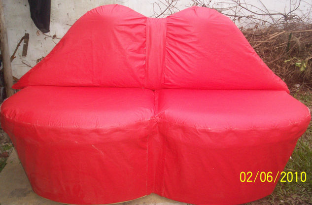 Sillón Labios Rojos 