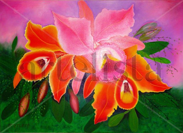 La Dulsura Oil Canvas Floral Painting