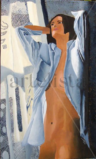 NUE 1 Oil Canvas Nude Paintings