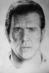 Retrato de Mel Gibson