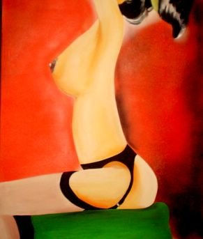 sofocada Acrylic Canvas Nude Paintings