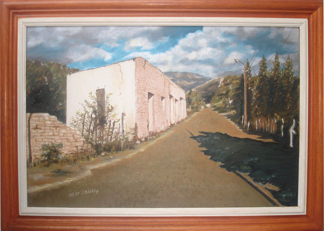 Llegada a Rincón, Provincia de Catamarca. Oil Canvas Landscaping