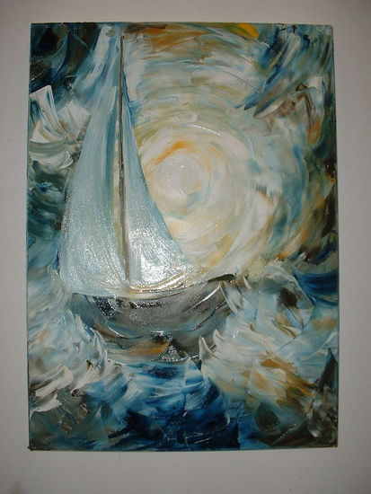 Maremagnum Oil Canvas Marine Painting