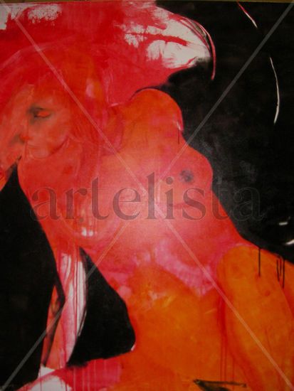 sueno de una noche... Oil Canvas Figure Painting