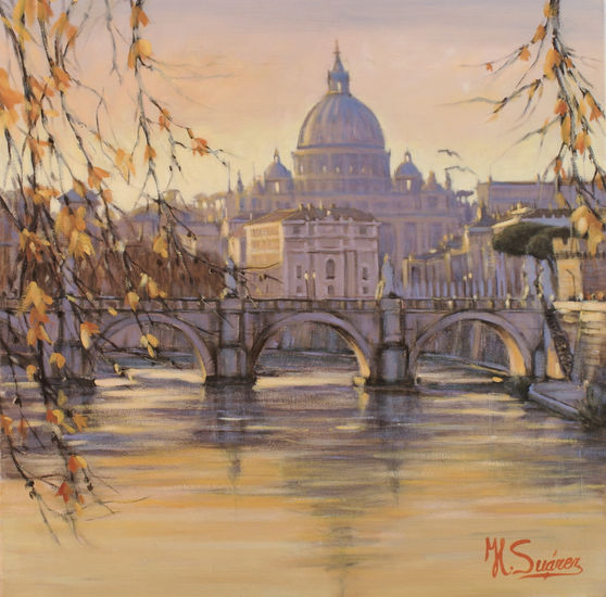 ROMA.- SAN PEDRO Oil Canvas Landscaping