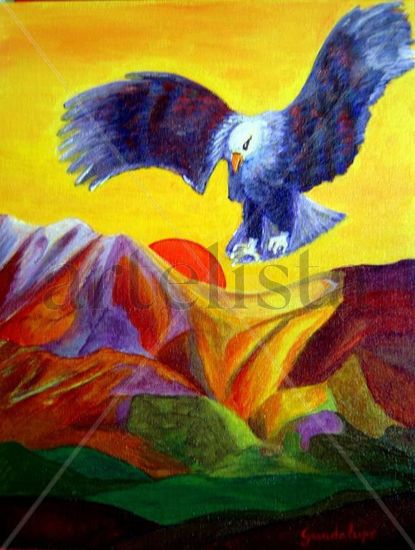 EL AGUILA 35 X 27 Acrylic Panel Landscaping