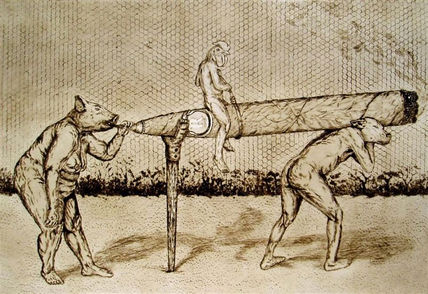 El acto de la boquilla