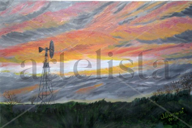 Atardecer en el campo