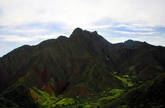 Farallones del Citará Óleo Lienzo Paisaje