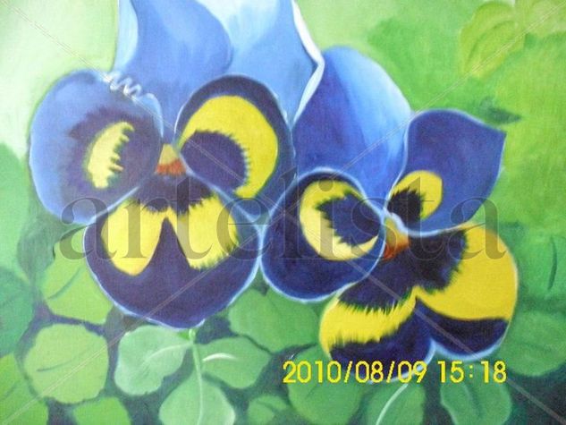 Pensamientos  Adorables Oil Canvas Landscaping