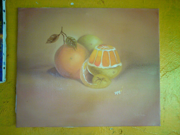 naranjas Oil Canvas Still Life Paintings