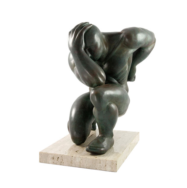 El Pensador       16x26x35 cm