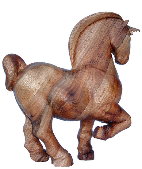 unicornio Carving Figurative