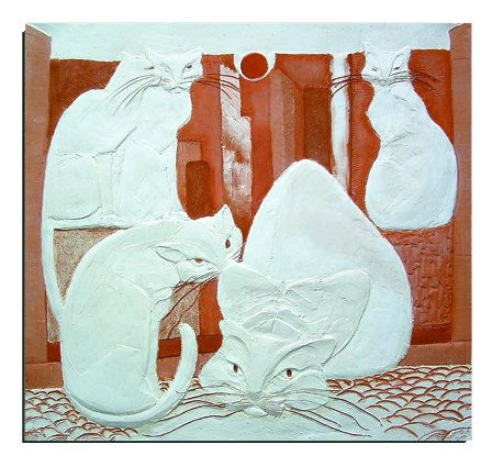 cats Terracotta Figurative