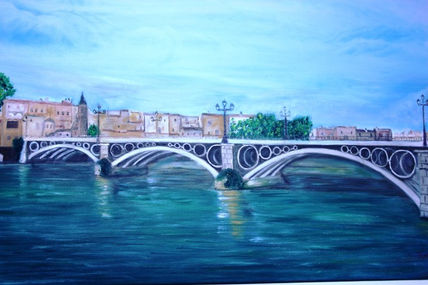 Vista del puente de...
