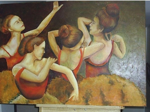 Bailarinas Oil Canvas Landscaping