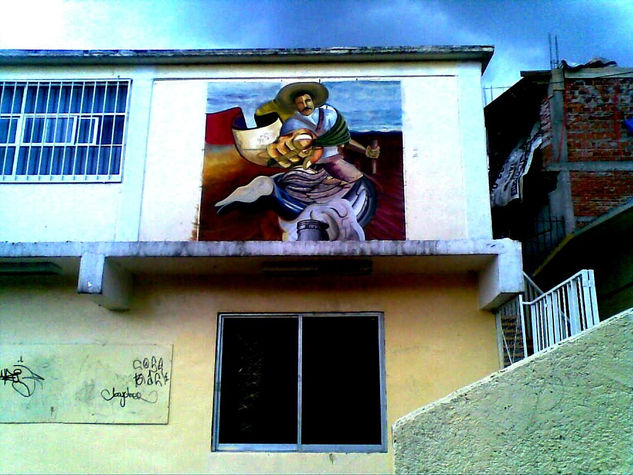 mural un caballo revolucionario 