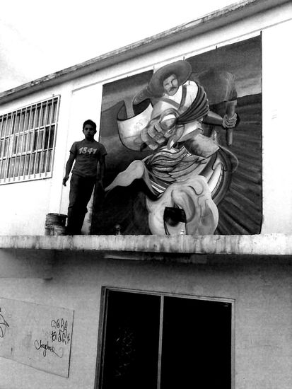 mural caballo revolucionario 