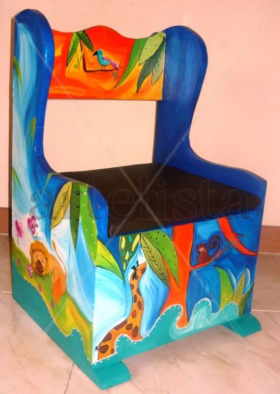 sillas, cajon.