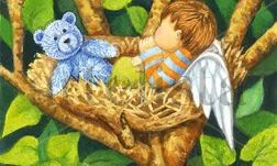 Niños y hadas con osos