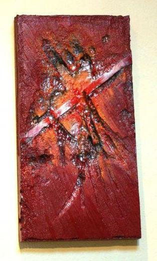 erosion rotura roja Acrylic Panel Others