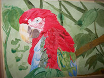 Guacamaya (Ara macao)