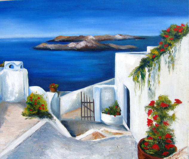 Grecia Oil Canvas Landscaping