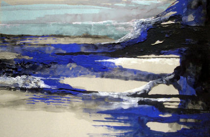 Abstracto en azul