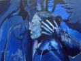beso azul