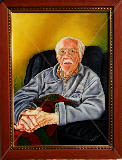 PADRE Oil Canvas Portrait