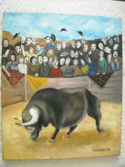 Plaza de toros Oil Canvas Others