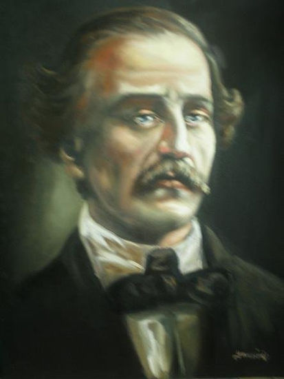 Juan Pablo Duarte Óleo Lienzo Retrato