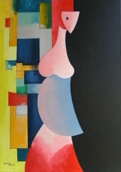 FORMOSURA Acrylic Textile Figure Painting