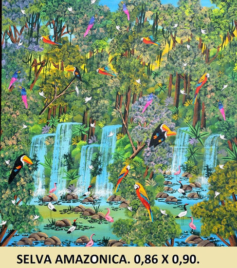 SELVA AMAZONICA. Oil Canvas Landscaping