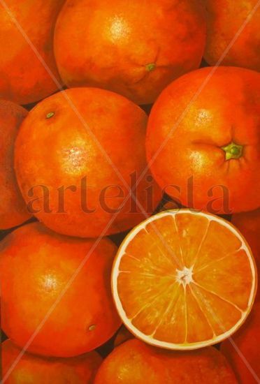 mercado de naranjas Oil Canvas Others