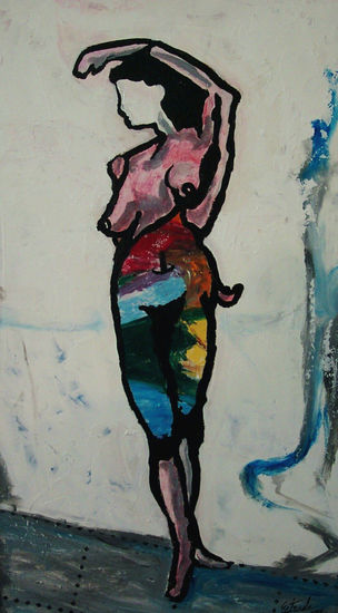 La Maja Dera Acrylic Panel Nude Paintings