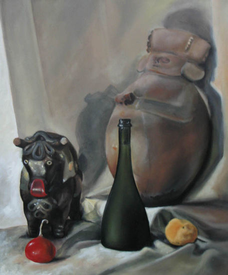 "Torito" Oil Canvas Still Life Paintings