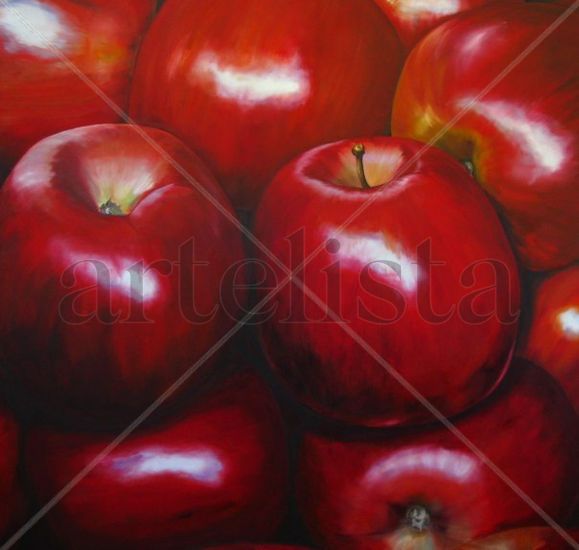 Mercado de Manzanas Oil Canvas Still Life Paintings