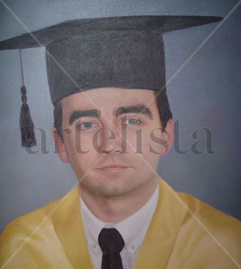 LICENCIADO Oil Canvas Portrait