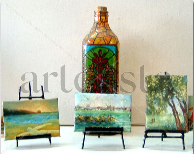 Miniaturas Oil Canvas Landscaping