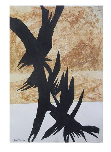 pajaros Monoprint