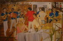 Fiesta en el patio