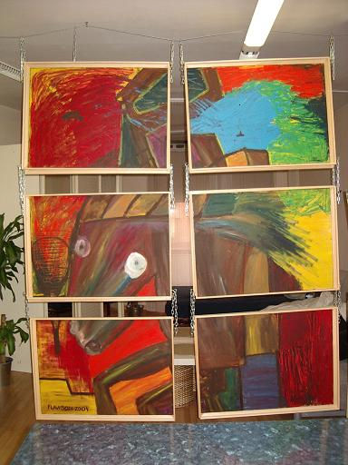 caballo bicefalico Oil Canvas