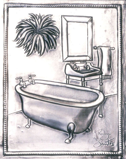 PLACA DECORATIVA - BAÑO 03 